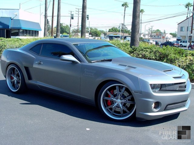 Camaro with DI-NOC carbon fiber vinyl